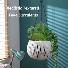 Green Succulents Plants, 14pcs Green Fake Succulents, Mini Artificial Succulents For Home Terrarium Wall Garden Office Decoration (Unpotted) - 1 - 查看 6