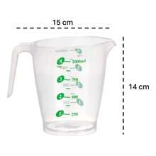 TendenciaJarra Medidora Plástico 1 Litro TransparenteCalidad premium - Transparente - Ver 3