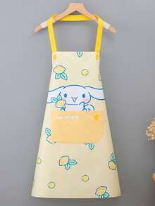 SANRIO 粉色和黄色PVC厨房围裙，带口袋，表面光滑，防滑设计，适合居家烹饪。厨房围裙 | 可爱设计 | 带储物口袋，厨房用品，厨房配件。 - 彩色 - 查看 6