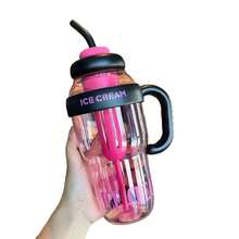 1100ml/1300ml Large Capacity Water Bottle With Straw, High-Quality Iced Tea Tumbler With Tea Infuser - Multicolor - View 7