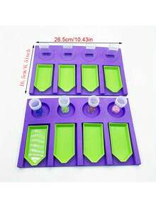1/2/3/3/5pcs Purple Diamond Painting Accessories Tray Organizer - Purple - View 2
