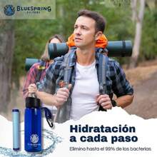 : Botella de agua con filtro integrado. Ideal para actividades al aire libre. Elimina el 99% de las bacterias.,37646581 - Multicolor - Ver 5