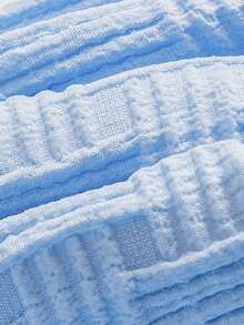 4pcs/Set Infant Boys' Summer New Textured Fabric Letter Print Round Neck Vest And Shorts Casual Fashion Outfit - Multicolor - View 7