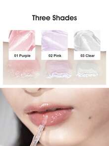 HEXZE 梦境保湿润唇油 唇部护理 唇彩 维生素E 乳木果油 植物油 滋养修护干燥双唇 易于涂抹 丰盈不粘腻 高光泽妆效 03 透明色 1.6克 - 03 清除 - 查看 8