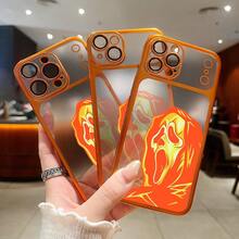 1个电镀恶魔/骷髅防震TPU手机壳，兼容 17 Air/17 Pro Max、16、11、15 Pro Max、14 Pro Max - 橘色 - 查看 4