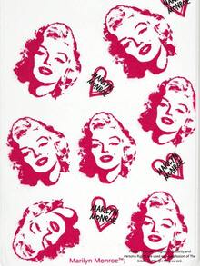 Silver Phone Case With Marilyn X Figure And Floral Print, Compatible With - White - View 6