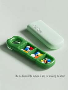 Hộp đựng thuốc hàng ngày, hộp lên kế hoạch uống thuốc, hộp đựng vitamin, hộp đựng thực phẩm chức năng, tiện dụng, nhiều ngăn, thuận tiện cho du lịch, nhiều màu sắc, không chứa Bisphenol A. - Nhiều màu - Xem 12