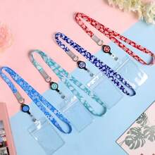 4 Pack Cruise Lanyard For Ship Cards Lanyards With Retractable Badge Reels Waterproof ID Badge Holder 2026 Cruise Essentials Accessories - 大理石 - 查看 7