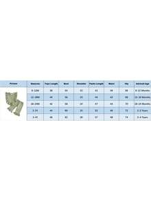 Little Girls 2 Piece Outfits Adorable Solid Color Sleeveless Crew Neck Ruffle Tops And Elastic Waist Pants Set - Green - View 8