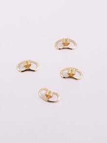 1 Pair Minimalist Copper Pig Nose Shape Ear Plugs, Fashion Auxiliary Ear Tunnels Prevent Ear Stretching, DIY Jewelry Accessories, Gift & Daily Use For Women - Pig Nose Ear Plug - View 21