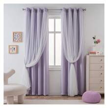 Lilac Curtains For  Bedroom - Blackout Lavender Curtains - Polka Dot Sheer - 52x95 Inch - 2 Panels - Grommet - 如圖28 - 查看 7