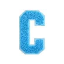 1/26pcs Chenille 2.8 Inch Letter Iron-On Patches, Suitable For Repairing Jeans, T-Shirts And Other Clothing, Letter Patch Badges