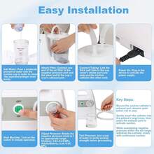 Máquina de succión portátil, aspirador eléctrico para uso doméstico, dispositivo de succión de flema de presión negativa ajustable, herramienta de eliminación de moco de mesa - Blanco - Ver 3