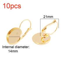 10pcs Stainless Steel Ear Hook Findings Earrings Clasps French Hook Welded Round Basin Earring For DIY Jewelry Making Supplies - 10 #Ear Hooks - View 13