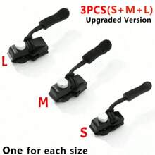 Bộ dụng cụ sửa khóa kéo đa năng 12 món - Dễ lắp đặt, không cần may vá để thay thế đầu khóa kéo, kèm theo con trượt sửa nhanh, phù hợp cho áo khoác, hành lý, ba lô, giày bốt - Bộ sửa khóa kéo màu đen chất lượng cao, có thể sử dụng lâu dài, đầu kéo khóa kéo màu đen bền, quà tặng Ngày của Mẹ, phụ kiện sửa chữa mùa xuân/hè. - Nhiều màu - Xem 15
