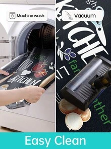DAJIANG 1 tấm thảm chùi chân, thảm chống trượt cho nhà bếp, thảm phong cách tối giản thoải mái, thảm dài cho nhà bếp/hành lang, thích hợp cho phòng tắm, nhà bếp, ngoài trời, trong nhà, hành lang, phòng ngủ, phòng khách, có thể giặt máy, phụ kiện nhà bếp, thảm có thể giặt, thảm trải cửa/thảm tiền sảnh dễ vệ sinh. - Nhiều màu - Xem 9