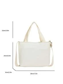 Solid Color Nylon Handbag, Crossbody Shoulder Bag For Teenagers - A - View 3