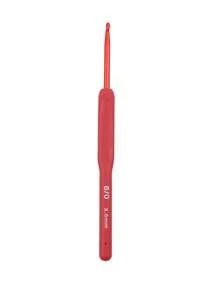 9 Sizes Luxury Red Crochet Hook Set With Soft Grip Handles, Multi-Color - Suitable For Beginners And Professionals, Includes Yarn, Knitting Needles, Etc. - Perfect For DIY Crafts, Knitting And Sewing Projects - Red - View 13
