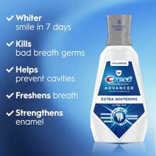 CREST Pro-Health Advanced Mouthwash, Alcohol Free, Extra Whitening, Energizing Mint Flavor, 946 ML (32 Fl Oz) - cây bạc hà - Xem 2