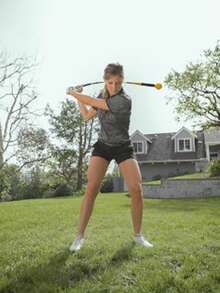 SKLZ Gold Flex Golf Swing Trainer - Barra de Calentamiento - Amarillo - Ver 3