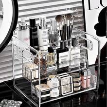 一体式多层桌面收纳盒 - 透明亚克力书架，带凸起隔板，坚固耐用，适合放置故事书，无需组装，可收纳护肤品、化妆品、调味品、书籍、小摆件、文具等。是卧室、浴室、书房、客厅和学校的理想之选。是书房和家居的完美选择。 - 彩色 - 查看 1