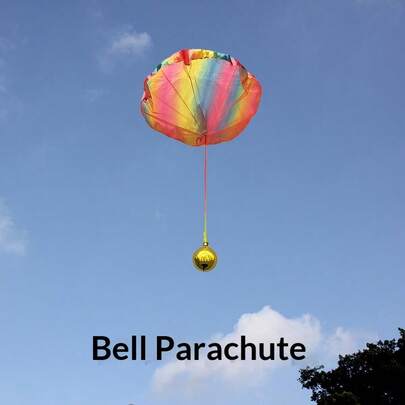 New Throwing Parachute, Hand Throwing Parachute, Sky Diving Parachute Toy For Boys And Girls, Interactive, Social, Family Fun, Hot Selling, Perfect Gift For Boyfriend, Girlfriend, Birthday, Party, Unisex