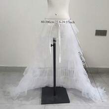 Layered Hem Multi-Layer Elegant Mesh Petticoat