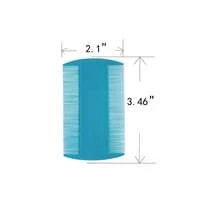 4 Pcs Hair Comb Double Sided Fine Tooth Combs - Multicolor - View 4