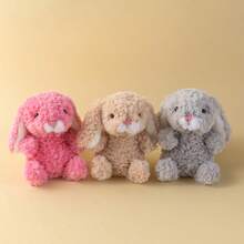 1个复活节礼物 复活节兔子毛绒娃娃 柔软填充兔子玩偶 毛绒兔子摆件 安慰伴侣玩偶 复活节派对装饰 生日礼物 - 彩色 - 查看 10