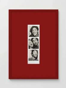 Custom Photo Booth Template, Red Photo Strip Mat 2x3, Personalized Photo Print, Custom Matting, Editable Canva Template, Digital Download - Multicolor - View 7