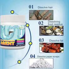 H4Cacle Heavy Duty Sink & Drain Cleaner For Plug Holes Kitchen Sewer Power Pipe Channel Powder Cleaning Tools Quick Fix For Sink, Shower & Toilet Clogs - 426-1 - View 6