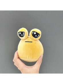 4.72英寸超小型12厘米Pou毛绒玩具，可爱宠物外星人Pou毛绒玩具，非常适合情人节、复活节、母亲节、家居装饰、儿童礼物 - 彩色 - 查看 3