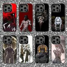 Funda para teléfono F-Fear y H-Hunger para 17,16,15,14,13,12,11,ProMax,Plus, cubierta mate negra a prueba de golpes - z3 - Ver 3