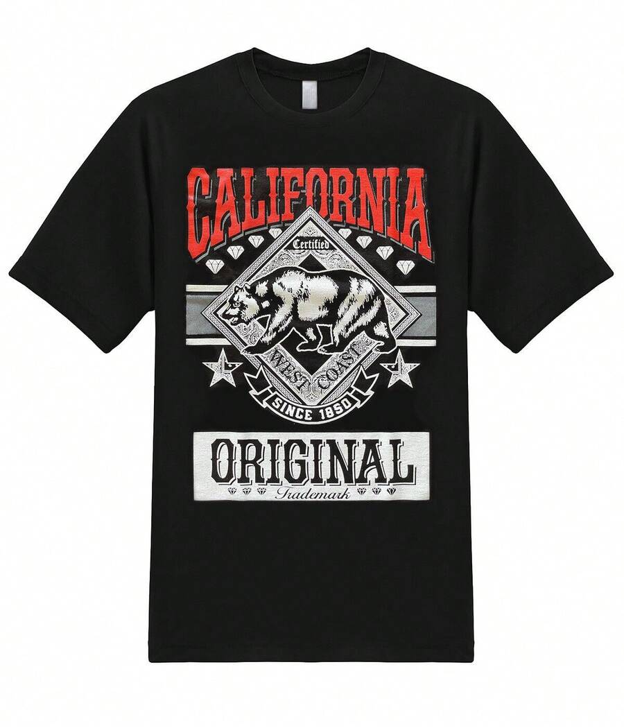 All Star City Pattern T-shirt - Negro - Ver 1