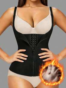 1 Đai thể thao bằng nhựa dành cho nữ có khóa kéo, áo corset bó sát, đồ định hình eo cho nữ, áo vest bó sát có khóa kéo và dây đeo vai điều chỉnh được, đồ lót định hình cơ thể, hỗ trợ ngực và co thắt bụng, đồ định hình cơ thể, dây đeo hỗ trợ ngực, đai tập eo, áo corset bó sát, đồ định hình, áo corset bụng và eo, đai tập thể dục, tập luyện bụng, đai bó sát eo, đai kiểm soát bụng cho nữ, đai chạy bộ yoga, quà tặng cho bạn bè - màu đen - Xem 7
