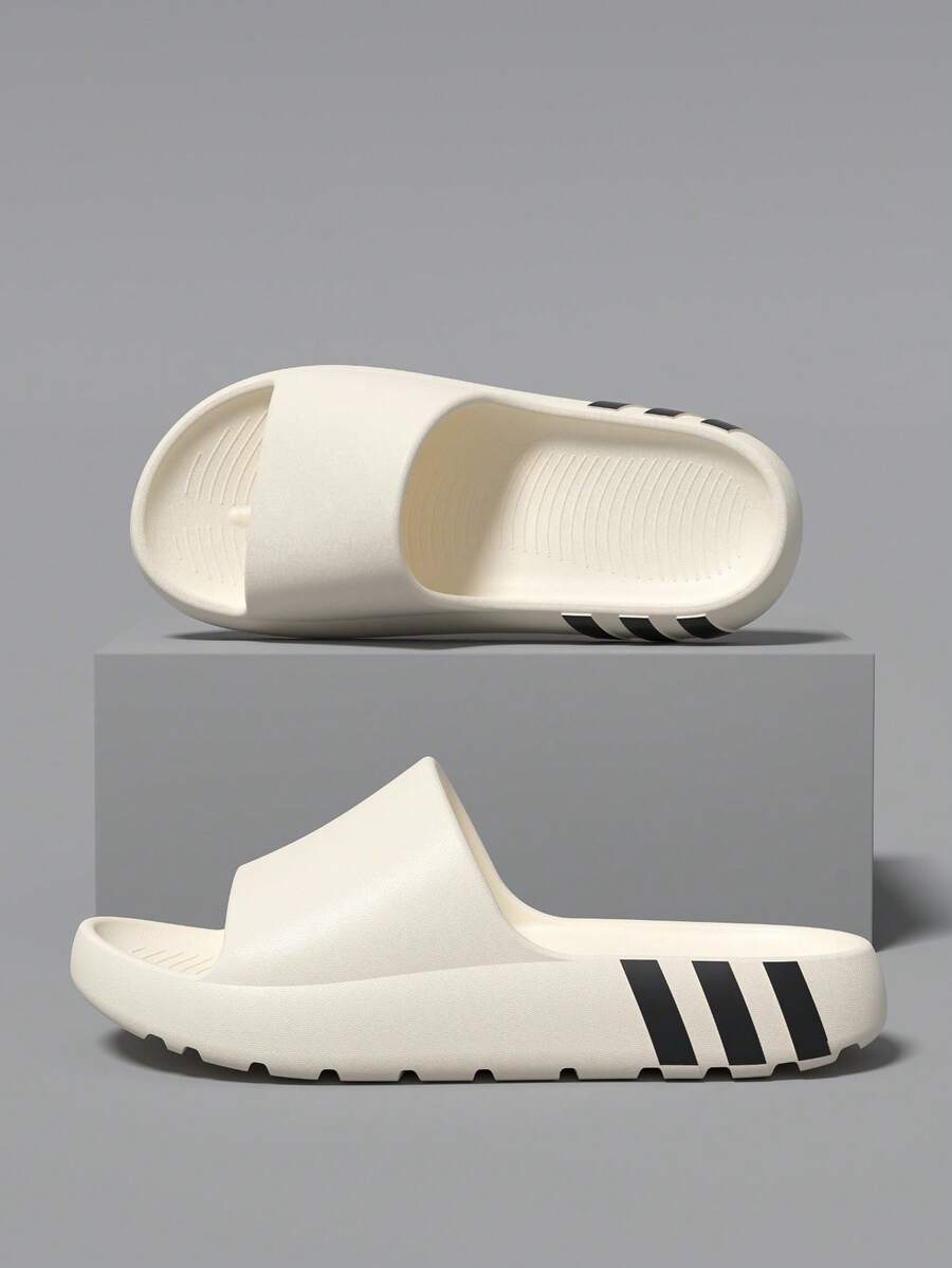 Women's House Slippers, Bathroom Slippers, Indoor Slippers, Floor Slippers, Shower Slippers, New Summer Sandals, Plastic Slippers, Ladies Slippers - White - View 1