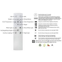 Modern Square LED Ceiling Light – 6-Panel Flush Mount With Remote, Dimmable Lighting For Home - HY-PL0103-6H-WT - Xem 11