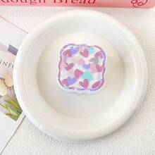 1 Set Heart-Shaped Charger & Cable Protector, 40W Apple Charging Cable Protective Case, Anti-Breakage Cable Organizer, Compatible With IPhone 17/16/15/13/14 Charger - Clear - View 3