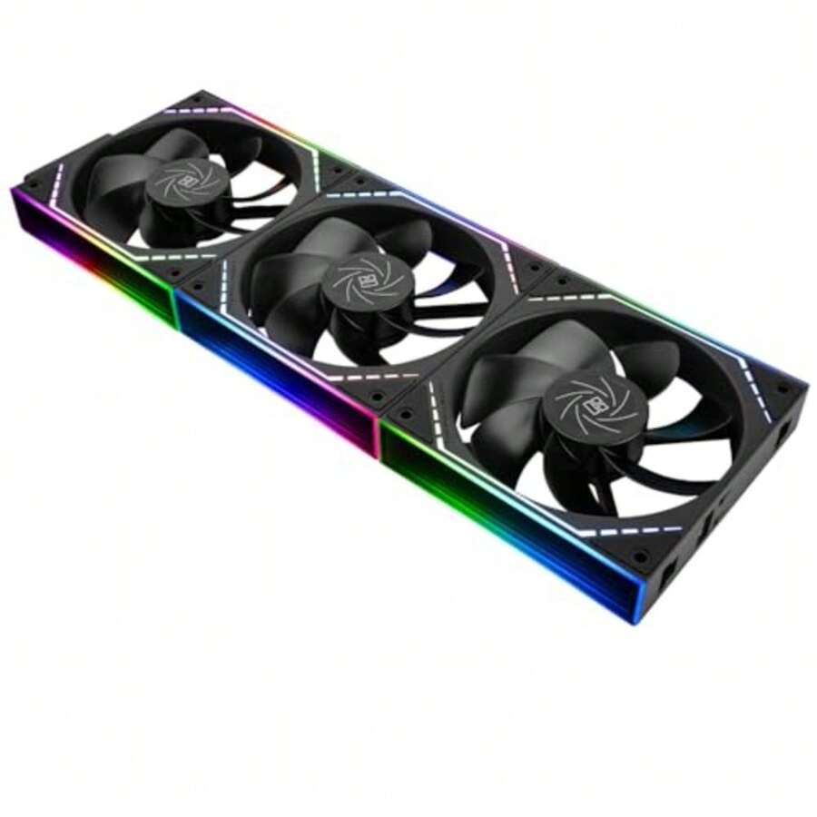 mhjThermalright TL-M12QR X3 enfriador de CPU viene con efecto de luz de espejo ARGB enfriamiento silencioso PWM de PC con velocidad de 1500RPM ventilador de enfriamiento de CPU inverso 120mm negrosleeping Bags - 219165114 - Ver 1