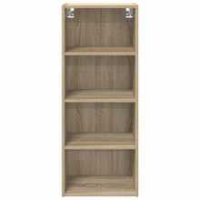 vidaXL Armario suspendido con almacenamiento Chêne Sonoma 40 x 29,5 x 100 cm - Marrón - Ver 5