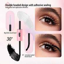Three-In-One Double-Headed Eyelash Glue And Glue Remover Combined With Tweezers, Which Is Strong And Gentle, Easy To Remove Without Irritation, Accurate And Convenient To Clip, And Easy To Create Exquisite Eye Makeup 4CTF - Pink - View 3