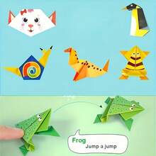 108件（54种设计）3D折纸工艺套装 - DIY手工项目，包含分步说明，适合生日派对礼物、课堂手工活动和日常使用，有助于提高注意力，是课堂项目和聚会的理想之选，也是送给儿童和成人的完美生日礼物。 - 彩色 - 查看 11