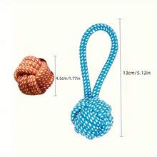 Pet Dog And Cat Bite Toys - Colorful Woven Rope Balls - Interactive Resistance Race, With Multi-Layered Surfaces, Suitable For Small/Medium/Large Dogs - Bright Colors - Dog Knot Toys/Resistance Training/Mixed Toys - Random Color - View 6