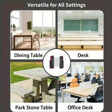 Portable Table Tennis Training Set With Retractable Net 2 Paddles 6 Balls Drawstring Storage Bag For Indoor Outdoor Practice - Black Grid Set - View 2