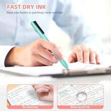 Multicolor Ballpoint Pen 0.7 Multicolor Pen In One 4-In-1 Colored Pens 4 Color Retractable Pen In One Colorful Ink Ballpoint Gift Pens For Planner Journaling Assorted Ink 4-Count#Rad - 彩色 - 查看 5