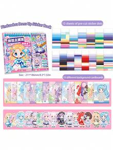 1 cuốn sách dán hạt cườm kiểu pixel, vật liệu trang trí thủ công DIY, sách dán sticker quà tặng thủ công kiểu xếp hình, sách dán sticker dùng trong album ảnh lưu niệm. - Nhiều màu - Xem 16