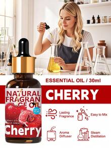 EMBRACEX. 30毫升红樱桃香氛精油 - 蜡烛制作香氛，清新果香甜美，手工皂原料，香薰精油，女士礼品 - Cherry - 查看 4