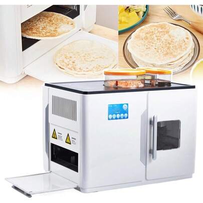 mhjRoti Maker máquina automática de pan plano de 1800 W para uso doméstico máquina de hacer pan totalmente automática para deliciosos Roti y Chapatisleeping Bags
