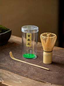 1/2PCS Bamboo Whisk Tea Spoon Matcha Whisk Tea Spoon Tea Strainers Tea-Making Tools, Ideal Matcha Gift Set For Beginners And Enthusiasts