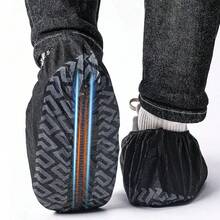 20pcs/10 Pairs Disposable Anti-Slip Shoe Covers, One-Time Foot Protectors, Suitable For Hospital, Lab, Cleaning, Home - Indoor & Outdoor Hygienic Shoe Covers, Lightweight Indoor Shoe Covers, Breathable Material, Protect Shoes, Applicable For Party, Birthday, Hotel, Office, Indoor Carpet Protection (Slight Color Difference May Exist) - Multicolor - View 7